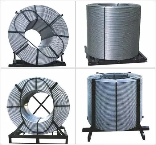 High Quality Calcium Silicon Alloy Cored Wire Nitrided Ferro Chrome Cored Wire for Steelmakingwebp