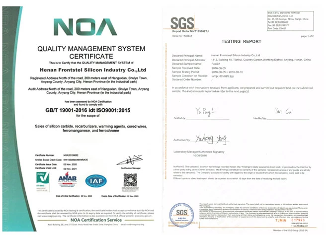 Certifications